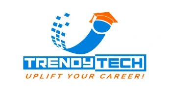 Trendy tech logo